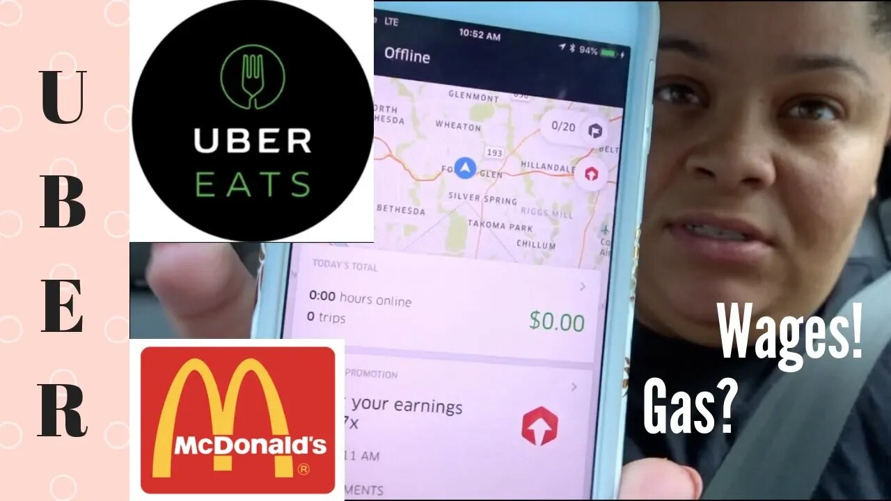 A Week in the Life of an Uber Eats Driver -- Full time, Pay?