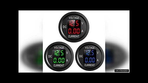 Dual Display Voltmeter Ammeter KWG-D6 5V-48V Fireproof PC LED Voltage Current Monitor Review