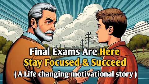 Final Exams – Stay Focused & Succeed || A life-changing motivational story improving english ||