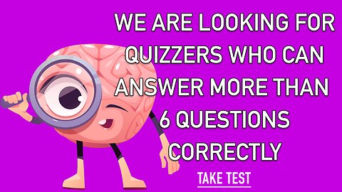 Challenging Knowledge Quiz