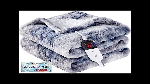 Electric Heated Blanket Throw Super Soft Flannel Heating Blanket with 8 Hours Review