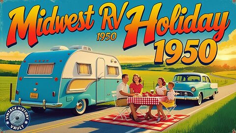 Vintage Films Midwest RV Holiday 1950.