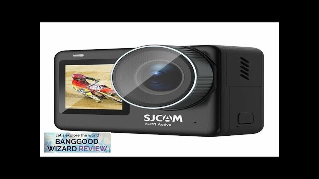 SJCAM SJ11 Sports Camera Car DVR Outdoor 4K HD Waterproof Dual-screen Stabilized Review