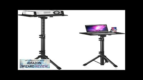 Projector Stand Tripod from 23" to 46" Laptop Tripod Stand Height Adjustable Review