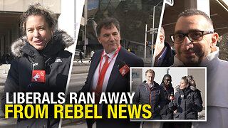 WATCH: Liberal ministers flee accountability at Carney’s coronation!