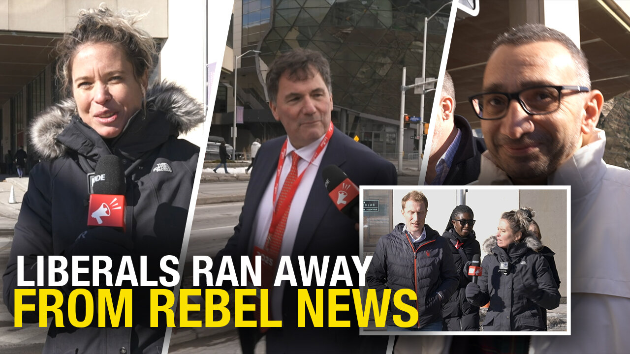 WATCH: Liberal ministers flee accountability at Carney’s coronation!