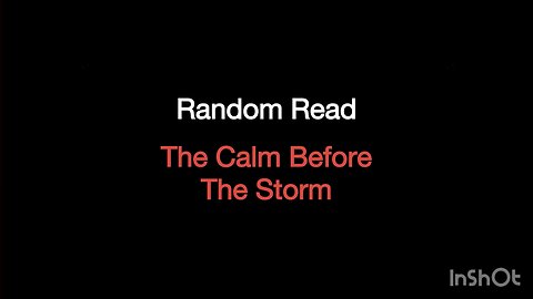 Random Read: The Calm Before The Storm