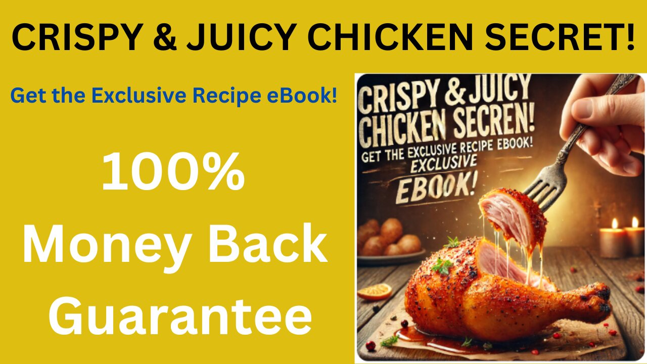 Crispy-Skin Chicken That Falls Off the Bone – The Secret Cooking Method!"