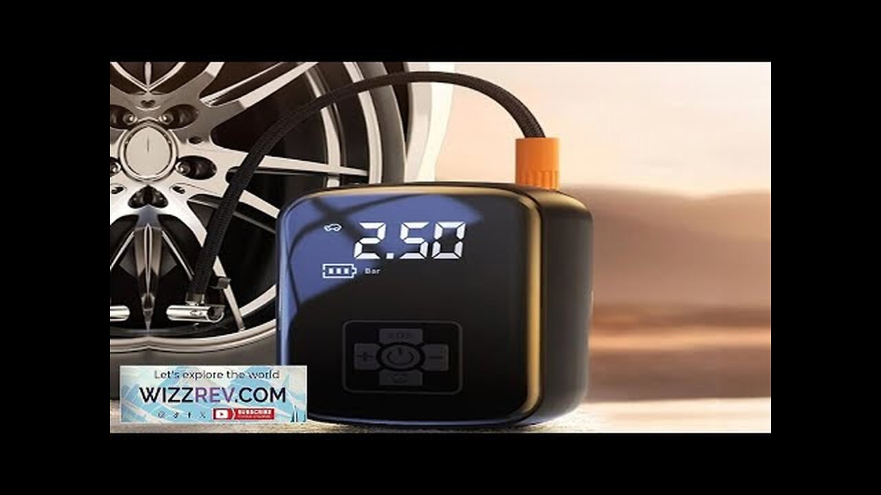 Tire inflation pump car air compressor micro car inflation pump digital air Review