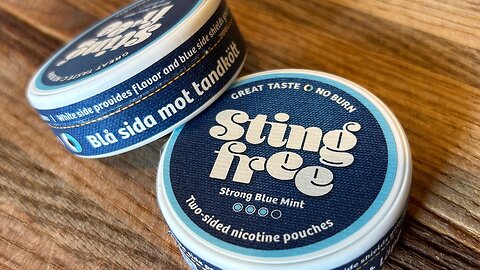Sting Free (Blue Mint) Nicotine Pouches Review