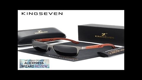 KINGSEVEN Handmade Women Sunglasses Men Polarized Natural Bubinga Wooden Outdoor Travel Review