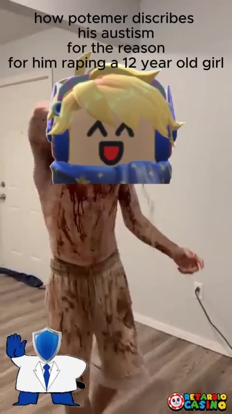 how potemer discribes his austism for the reason for him raping a 12 year old girl
