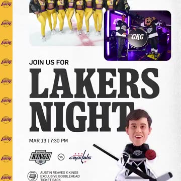 LA Kings - Had to test their basketball skills before @Lakers Night 🤣🏀 🎟️