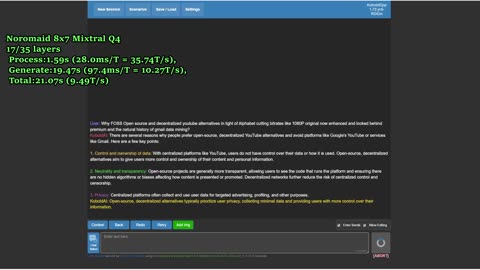 KoboldAI AMD ROCm running and benchmarking - Does 7950X3d extra CPU cores help with CPU inference?