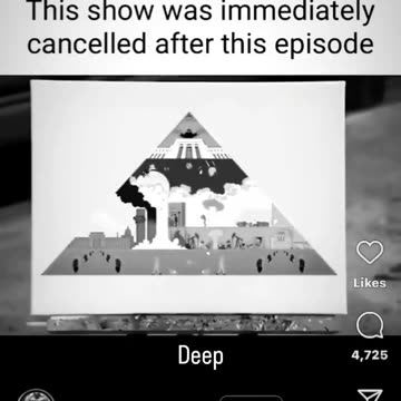 This show was swiftly canceled after this episode aired, as it revealed too much truth