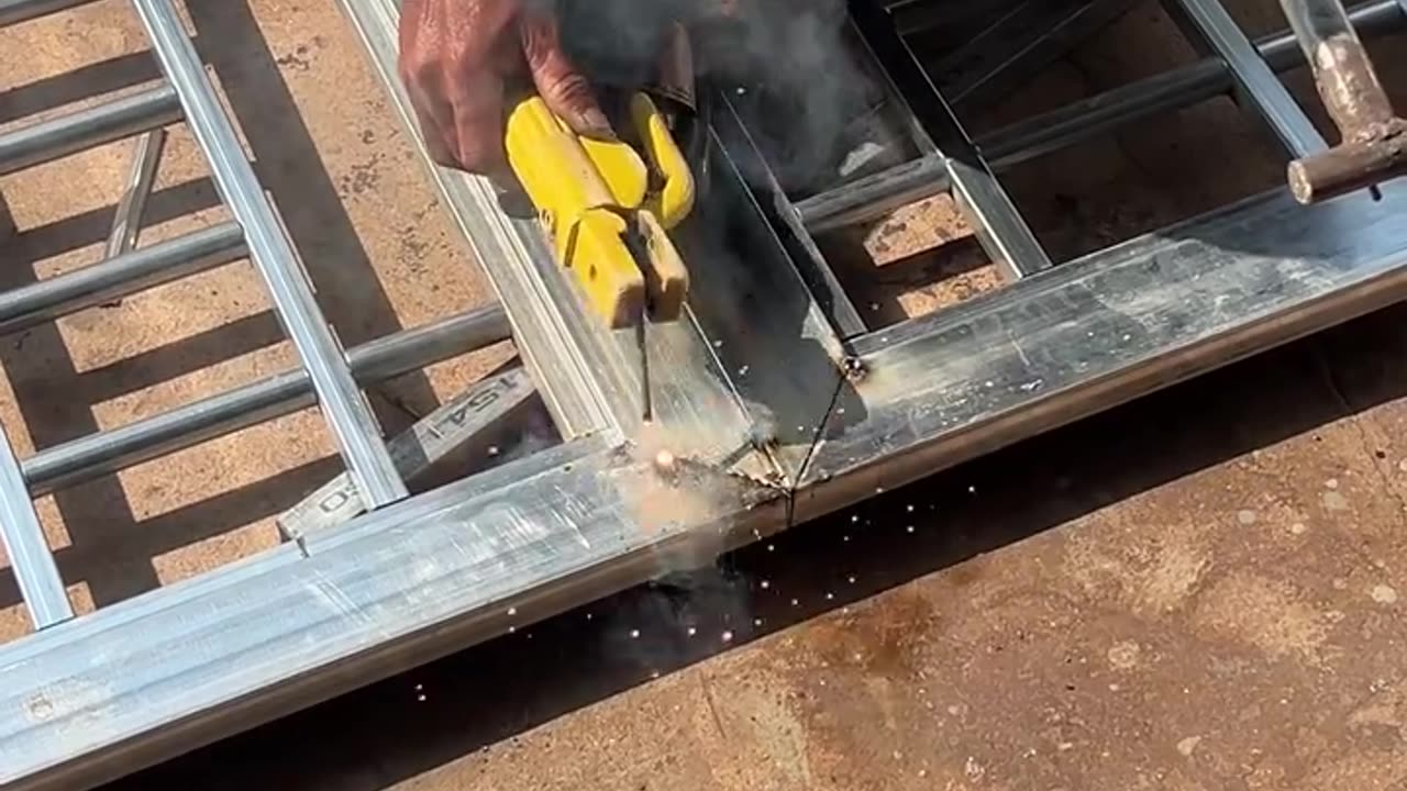 Techniques To Weld Square Tube Joint For Making Steel Door