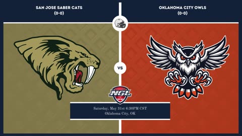 Oklahoma City Owls vs. San Jose SaberCats | National Gridiron League