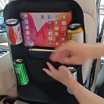 Multi-Pockets Waterproof Car Back Seat Organizer with Touch Screen Tablet Holder