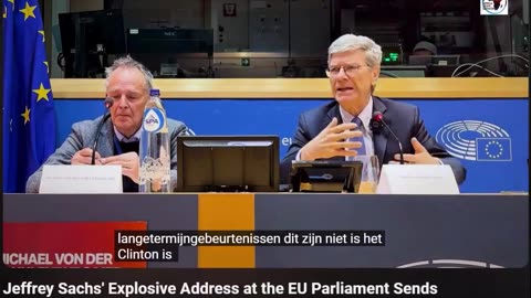 explosieve toespraak van Jeffrey Sachs in het 🇪🇺EU-parlement