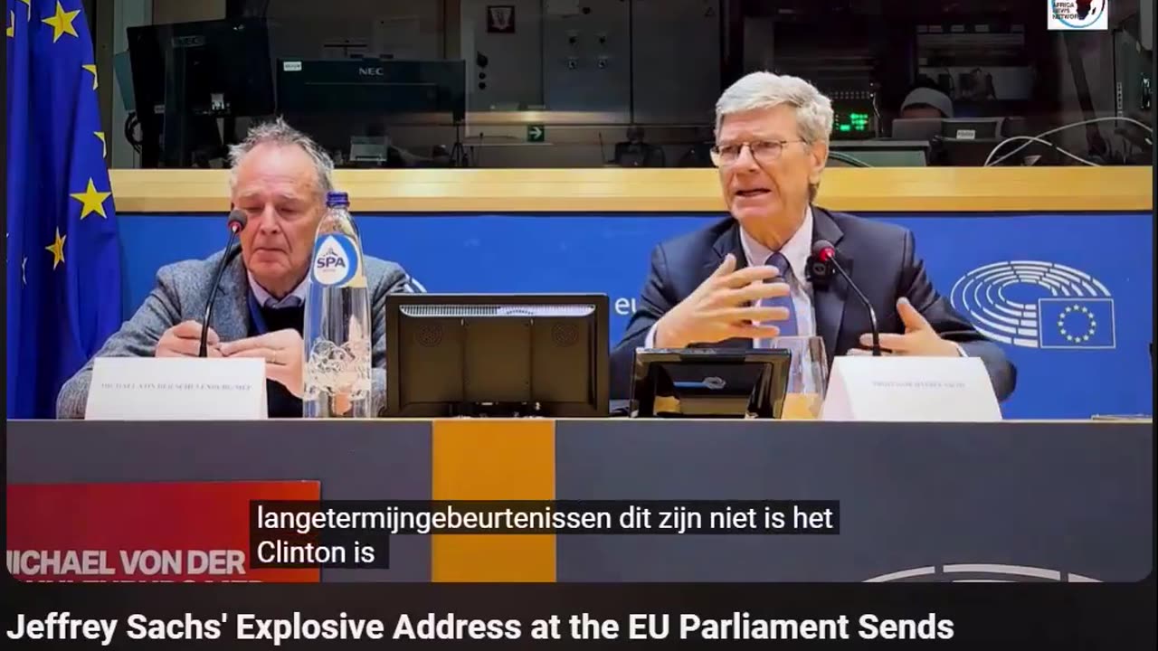 explosieve toespraak van Jeffrey Sachs in het 🇪🇺EU-parlement