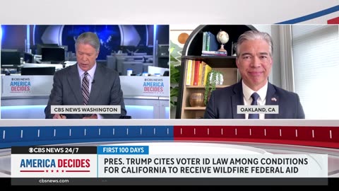 California attorney general explains his approach to challenging Trump