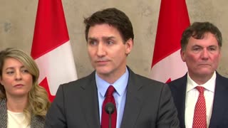 Trudeau just announced a 25% retaliatory tariff against $150 BILLION in American products.