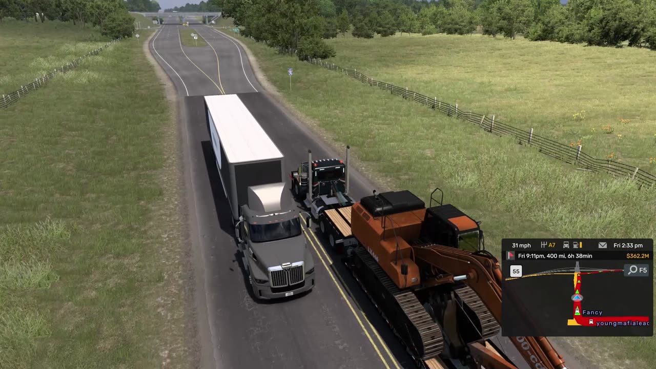 #ATS Excavator Delivery Convoy