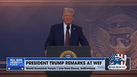 President Trump Addresses The World Economic Forum! - 1/23/25