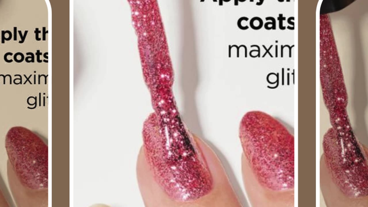 fmg Glimmer Nail Lacquer- Glitz A-Peel