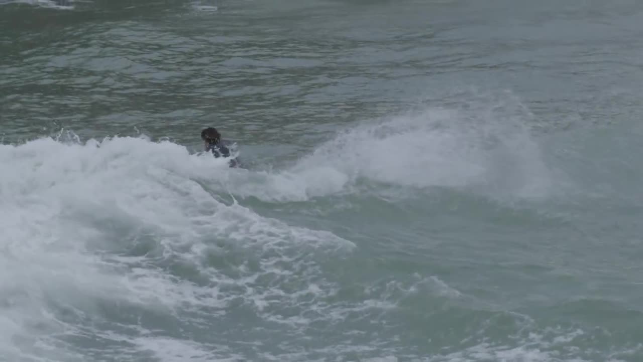 Surfing in the Basque Country