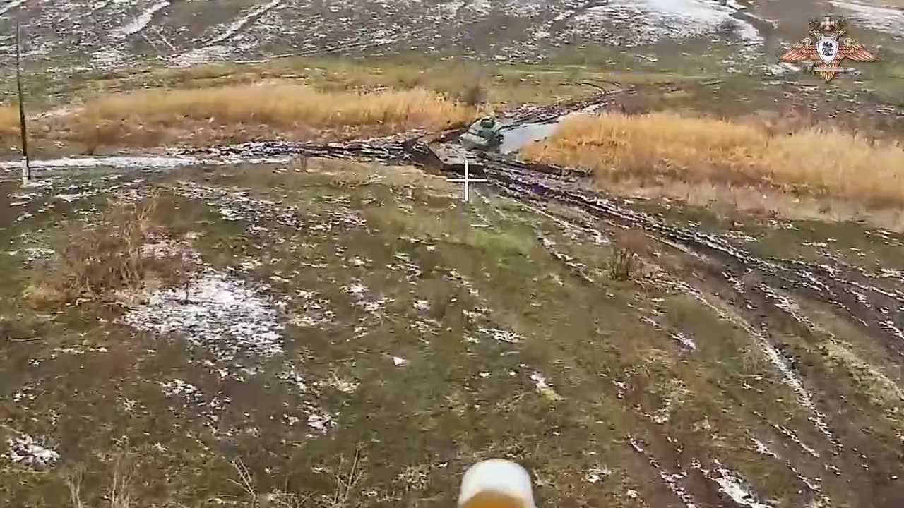 Destruction of a Ukrainian armored car