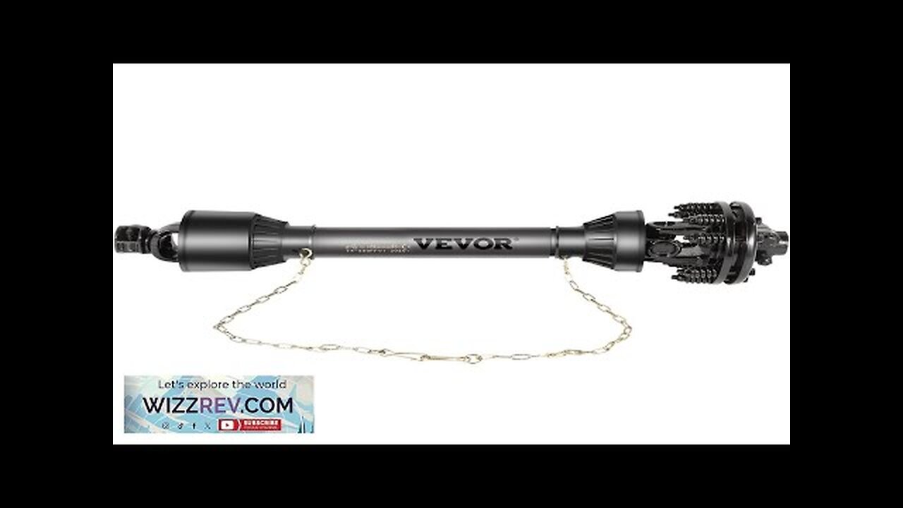 VEVOR PTO Shaft 1-3/8" PTO Drive Shaft 6 Spline Both Ends PTO Review