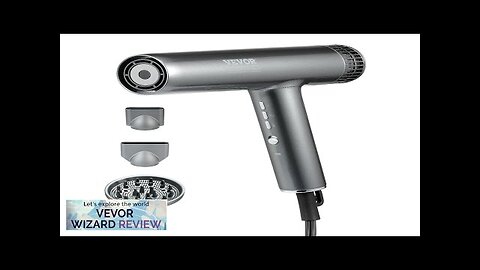 VEVOR Professional Hair Dryer 3.0 Million Negative Ions Blow Dryer 98000RPM High-Speed Review