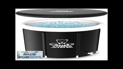 XL Large Cold Plunge Tub for Athletes with Cover 101 Gallons Ice Review