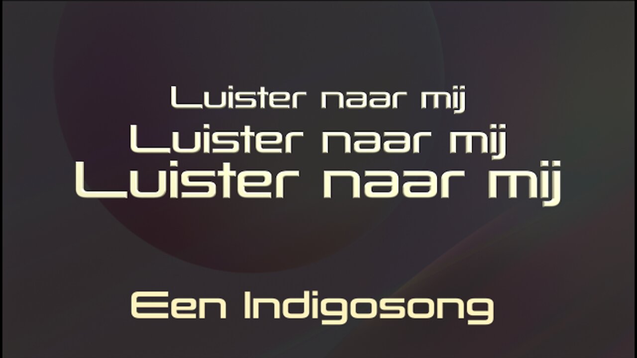 Luister naar mij....( een Song) een Nieuwetijdskind maakt zich bekend - Indigoplatform