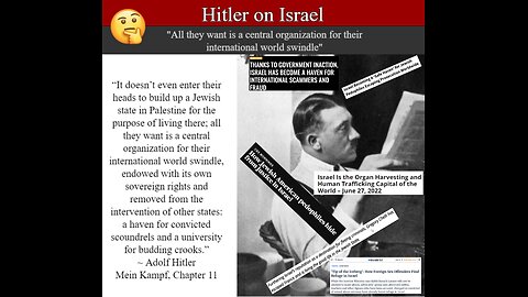 What Hitler said About Palestine.