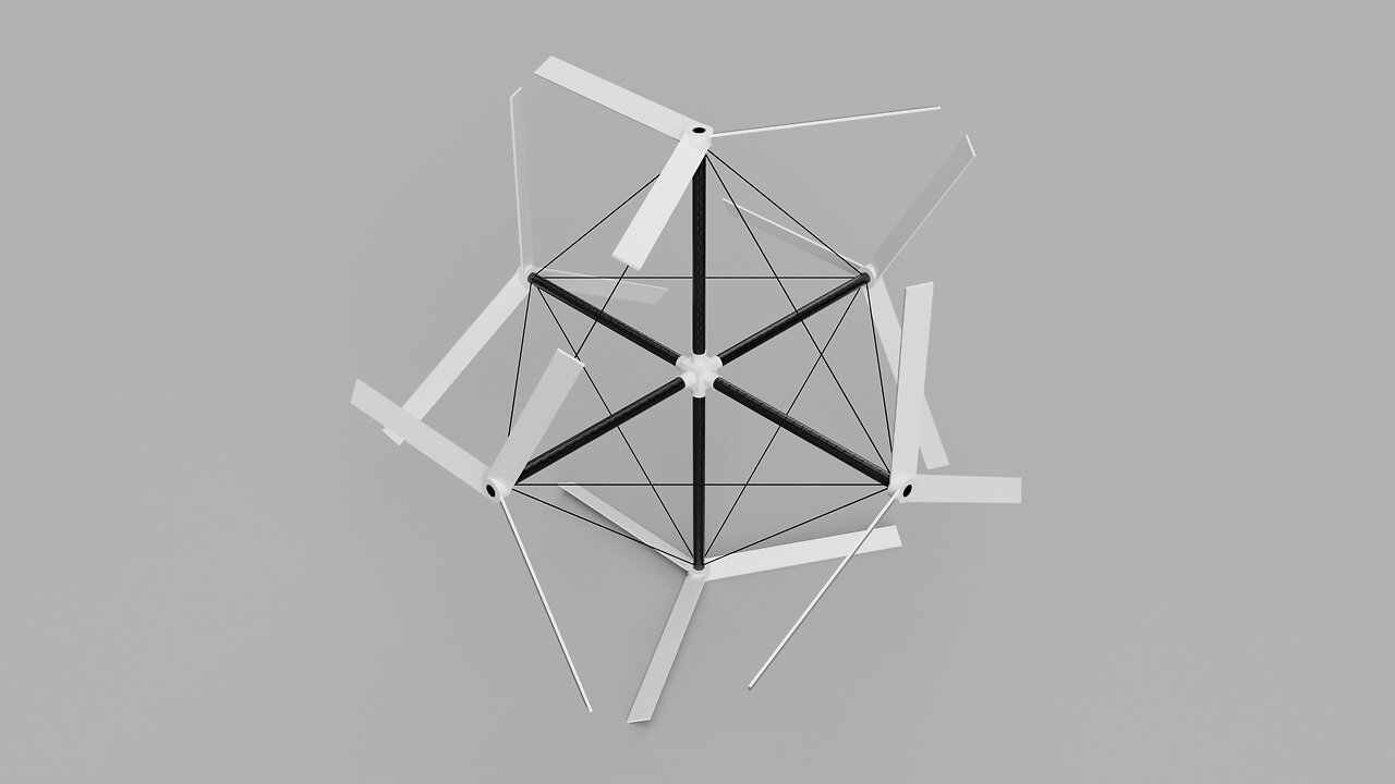 Cross Drone (Tether Drone)