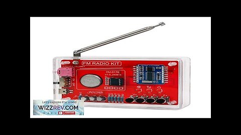 HU-017E DIY Radio Kit with RDA5807 Noise Cancelling Radio Module 87-108MHz FM Review