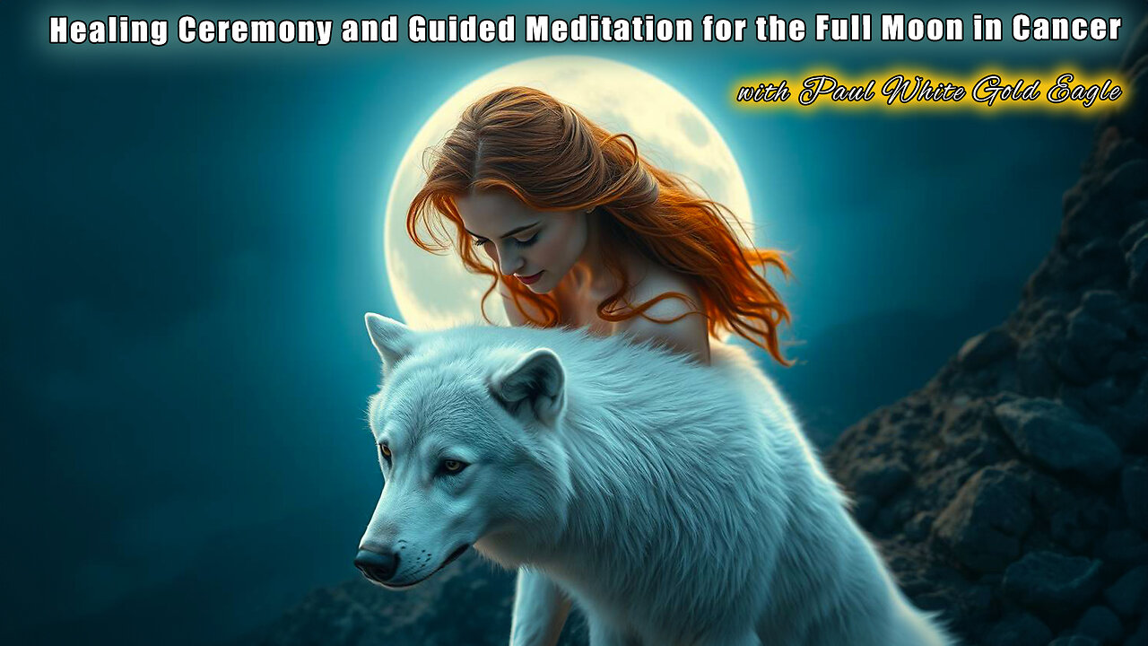 Healing Ceremony and Guided Meditation for the Full Wolf Moon in Cancer the Crab