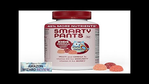 SmartyPants Kids Multivitamin Gummies: Omega 3 Fish Oil (EPA/DHA) Vitamin D3 C Review