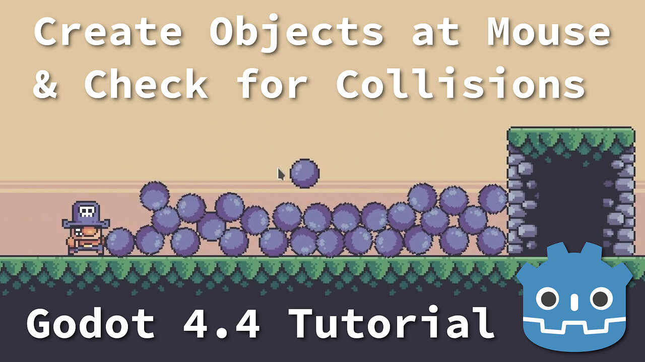 How to Create 2D Objects During Gameplay with Collision Checking ~ Godot 4.4 Tutorial