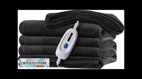 McJaw Electric Heated Blanket 72"x 84" Full Size 4 Heating Levels Review