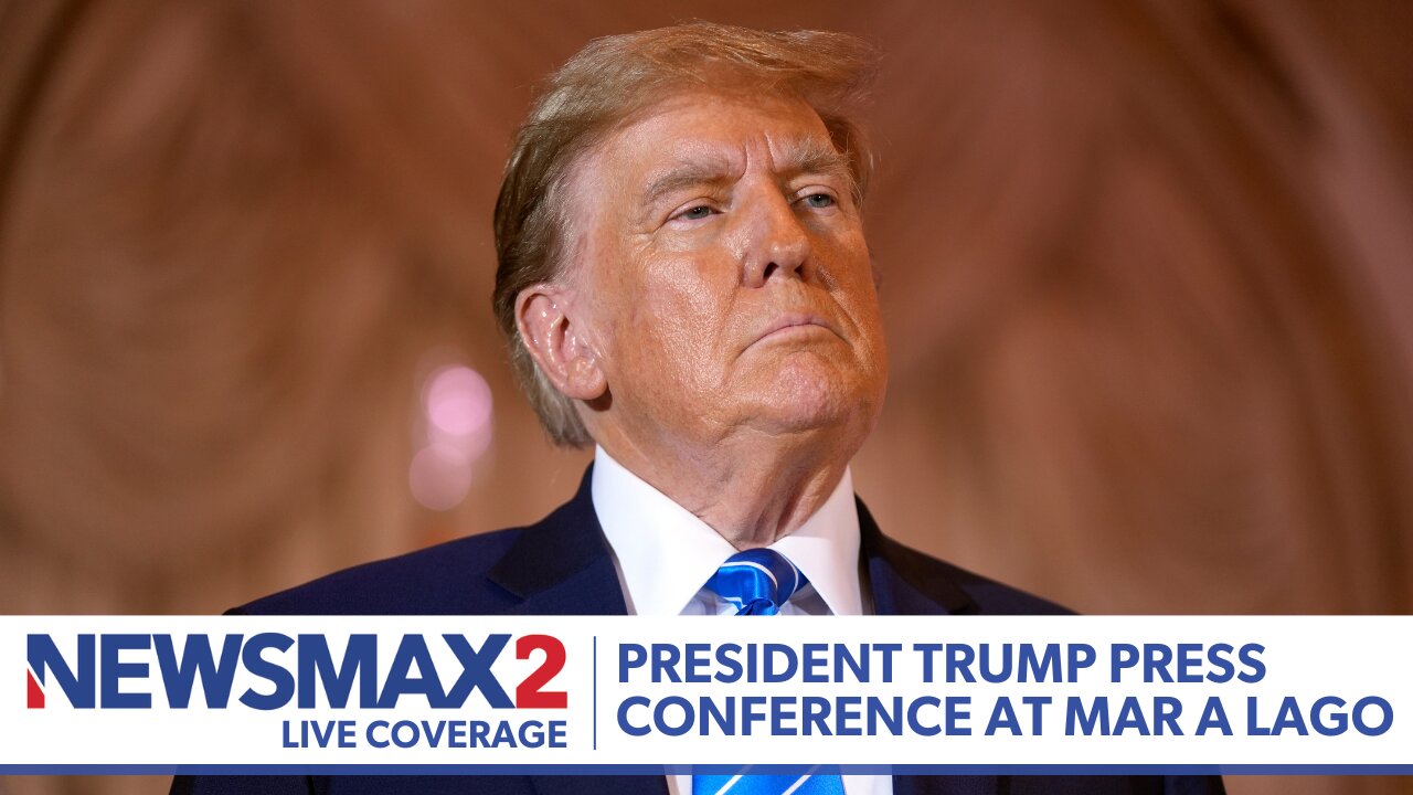 LIVE: President Trump Press Conference at Mar-A-Lago | NEWSMAX2