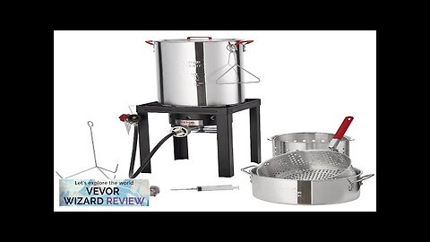 VEVOR Turkey Deep Fryer 30-qt Turkey & 10-qt Fish Steamer Cooker Set Review