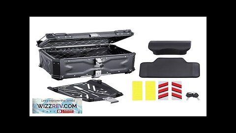 65L Motorcycle Top Case Universal Motorbike Tail Box with Leather Lining Review