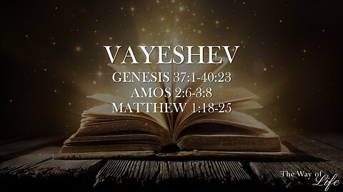 The Way of Life Shabbat Study: VAYESHEV