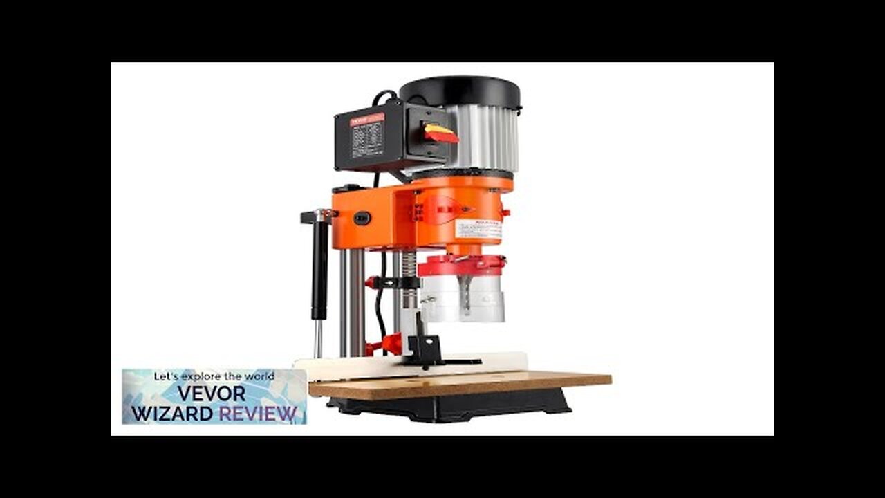 VEVOR Benchtop Mortise Machine 370W 1725 RPM Woodworking Mortising Machine with 1/4-Inch Review