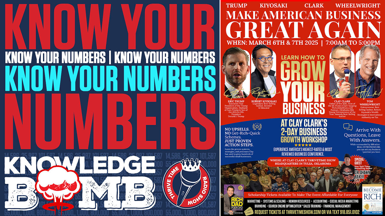 Best Business Podcast | "If You Don't Know Your Numbers, You Won't Succeed." - Tilman Feritta (Owner of Houston Rockets, CEO of Landry's) + Join Eric Trump & Kiyosaki At March 6-7 Business Workshop)