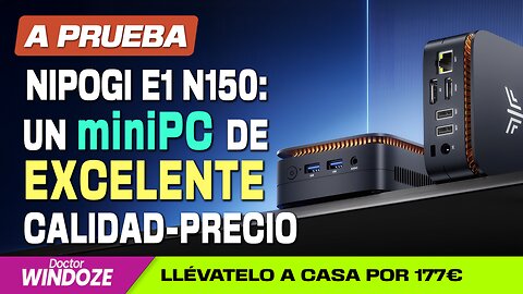 ¡La ganga del año en mini PCs! NiPoGi E1 con Intel N150, 16 GB de RAM y SSD de 512 GB por solo 177 €