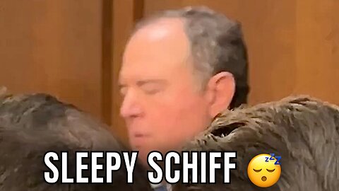 Adam Schiff can’t stay awake during Democrat questioning of Pam Bondi 😴